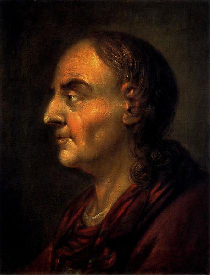 Bernhard Rode Self-portrait oil painting image